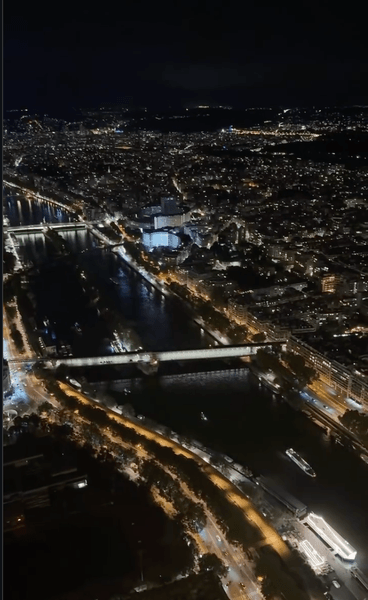 поїздка в париж 5 Париж з Ейфелевої вежі